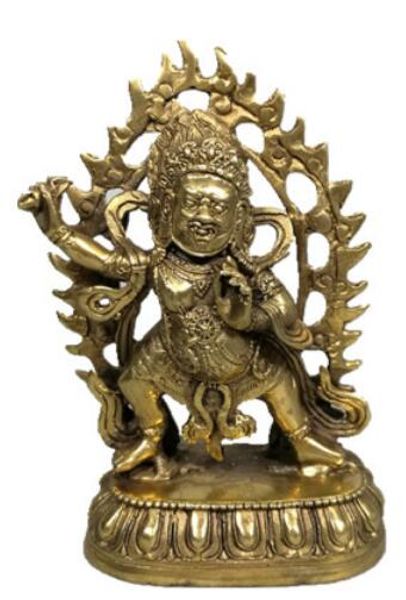 Statue de bouddha main de bouddha en bronze pur, Zen antique dédié aux ornements de salon, bijoux artisanaux pour la maison