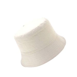 Pure kleur katoen dubbelzijdige visser hoedbassin hoed mannen en vrouwen buiten zonneschad hoed advertentie reismuts