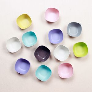 Pure Color Mini Bowl Fruit Snack Bowls Small Bamboo Fiber Seizoensgebieden Kom Keuken Servies