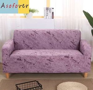 Housse de canapé violet couleur Pure housse de canapé élastique housses de meubles extensibles housses de canapé protecteur pour canapé de salon