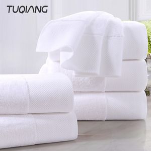 Algodón puro 600g toalla grande más engrosamiento de alta calidad hotel de lujo salón de belleza SPA blanco juego de toallas de baño de alta calidad