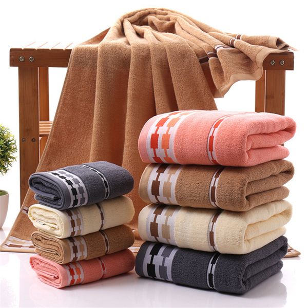 Nouvelle serviette de coton pur épaissie épaissie douce et absorbante de serviettes de lavage en gros peut être personnalisé logo 34x75cm