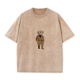 Pure katoenen t-shirt met korte mouwen, oversized slanke en stijlvolle polo, designerafdrukken voegen persoonlijke stijl toe