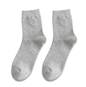 Calcetines deportivos de estilo caballero, transpirables, absorbentes del sudor, de algodón puro, calcetines de alta calidad para hombre, 10 Uds = 5 pares