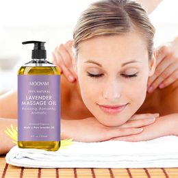 Pur naturel organique lavande relaxant anti-cellulite corporel massage de la peau