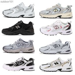 Chaussures pour hommes NB530 originales pures chaussures pour femmes argentées semelles épaisses chaussures de papa en hauteur chaussures de course de sport et de loisirs