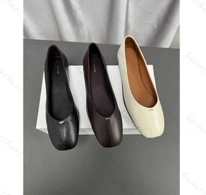 Pur Original la rangée nouveau style peau de vache décontracté plat unique chaussures en cuir souple grand-mère chaussures chaussures de Ballet femmes 678