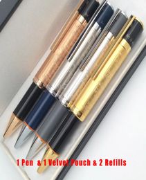 Pure Pearl Andy Warhol Classic Ballpoint Pen Reliefs Barrel Écrivez Smoth Luxury School Office StationeryCuffLinksbox Setgift Ref3913328