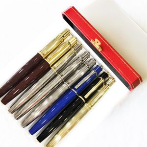 PURE PEARL Klassieke Serie Roller Ball Pen Zilver Metaal Gouden Zilveren Clip briefpapier kantoor schoolbenodigdheden Schrijven Glad en Gif263t