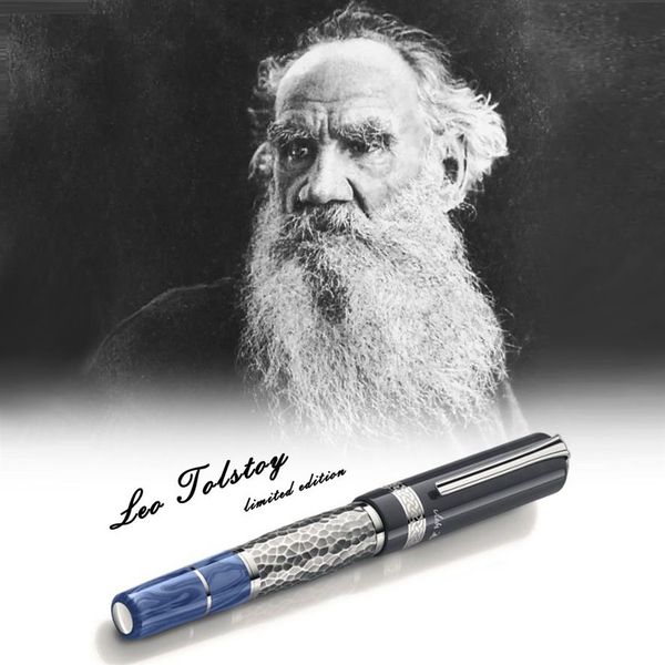 PURE PEARL Stylo roller de luxe de qualité supérieure Édition spéciale limitée Classique Grand écrivain Léon Tolstoï Victor Hugo Écriture lisse 300g