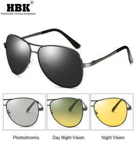 PURE PEARL Vintage Aviator Pochromic Gafas de sol Hombres Mujeres Piloto Pesca Decoloración Gafas de sol Hombre Primavera Temple Goggles2452770