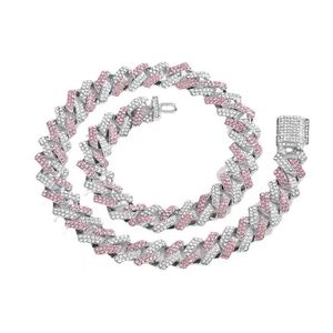 Puur zilveren kettingen designer sieraden ketting kettingen voor mannen moissanite armband cubaanse link pass diamant tester GRA VVS MZ73