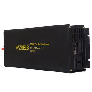 Pure Sine Wave Solar Inverter 24V 230V 3000W AUTO -VERMOGEN BATTERING BATTERIEVOER DC NAAR AC Converter 12/48V tot 120V/220V/240V