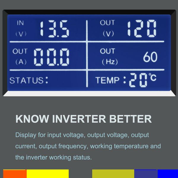 Pure Sine Wave Solar Inverter Power 2500W 12V/24V/36V/48V DC a 120V/220V/230V/240V Batería de alimentación del convertidor de CA