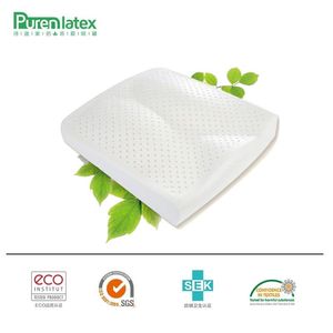 PUNENLATEX 40 * 40 * 7 Natural Latex Seat Cushion Pad Soft Memory Rebound Chair Hip Pillow Mats Ademende staartbeen Coccyx Protect