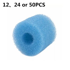 Purifiers 12 of 24 stcs Compatibel blauw voorschuimschuimfilter Fit voor OASE BIOMASTER FILTER, 45ppi