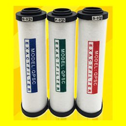 Purificadores 3/4 "Separador de agua de aceite 015 Q P S C Accesorios de filtro de reemplazo de compresor de aire Selector de filtro de precisión de aire comprimido QPSC