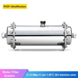 Purificateurs 3000L 304 Système de filtre à eau en acier inoxydable PVDF Ultrafiltration Membrane Drink Drink Kitchen Filtres Cartouche lavable