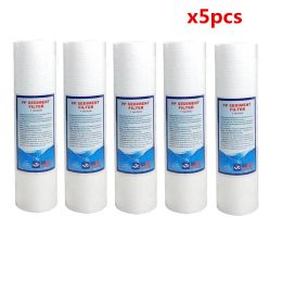 Purificateurs 5pcs / lot Remplacement des filtres à sédiments d'eau (1 micron) 2,5 "x 10" cartouches