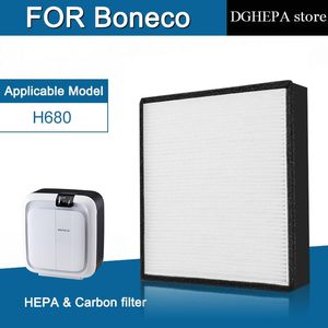 Purificateurs A681 Filtre de carbone HEPA pour Boneco Humidificateur Purificateur d'air H680 Remplacement Filtre de particules très efficace