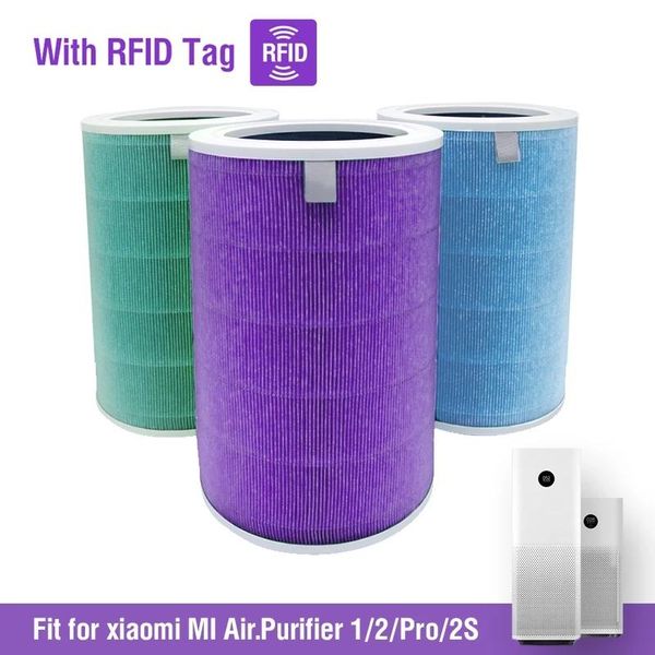 Purificateurs Remplacement du filtre du purificateur d'air pour le purificateur d'air Xiaomi MI 1/2/2S / 3 / 3H Pro HEPA Filtre en carbone