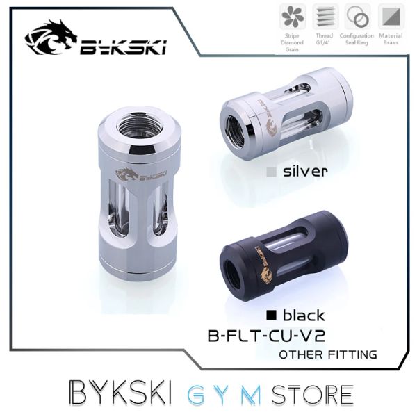 Purificateurs Bykski Water Filtre Raccord de type cuivre complet, Connecteur filtré de refroidissement à eau G1 / 4 mm File, 2 couleurs, BFLTCUV2