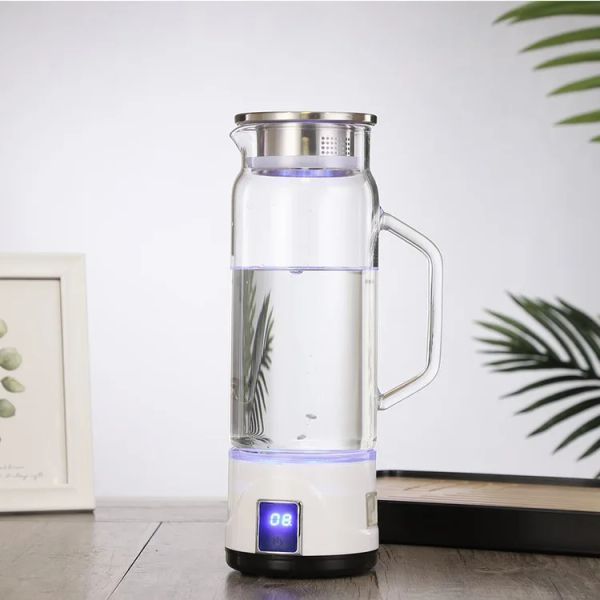 Purificateurs électriques hydrogène riche en eau bouilloire ionizer hine water filtre boisson hydrogène générateur hydrogène bouteille d'eau hydrogène