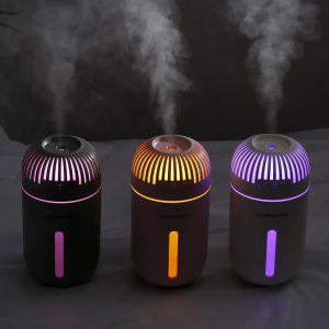 Purificadores Humidificador de aire USB para el hogar purificador Mini humidificador ultrasónico de aromaterapia difusor con luz LED para fabricante de niebla de coche