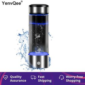 Purifiers Hydrogen Generator Cup Water Filter 430ML Alkaline Maker HydrogenRich Water Portable Bottle Lonizer Pure H2 Electrolysis