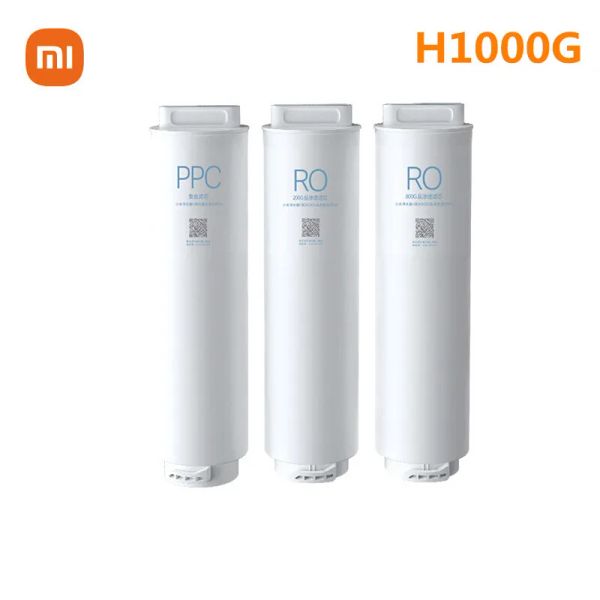 Purificateurs Original Purificateur d'eau Xiaomi H1000G PPC Composite / RO Osmose Inversion Élément de filtre Remplacé des pièces accessoires