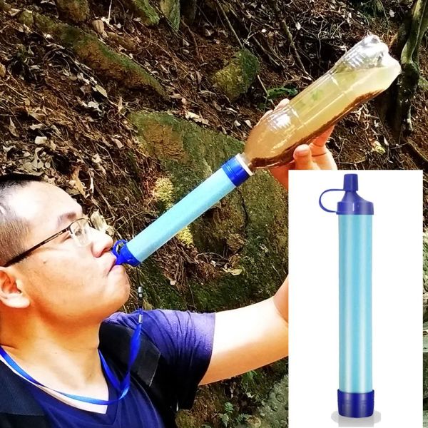 Purificateurs Purificateur d'eau extérieure Camping Randonnée Emergency Life Survie PurifierTravel Wild Drink Drink Ultrafiltration Water Filtre