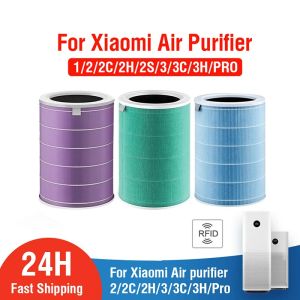 Purifiers vervangen luchtfilter voor Xiaomi Air Purifier 1/2/2S/2C/3/3C/3H Pro voor MI -luchtfilters met geactiveerd koolstoffilter