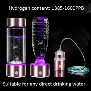 Purificateurs SPE / PEM Générateur d'hydrogène portable filtre à eau Ionizer pur h2 riche hydrogène alcaline bouteille électrolyse à la bouteille hydrogène