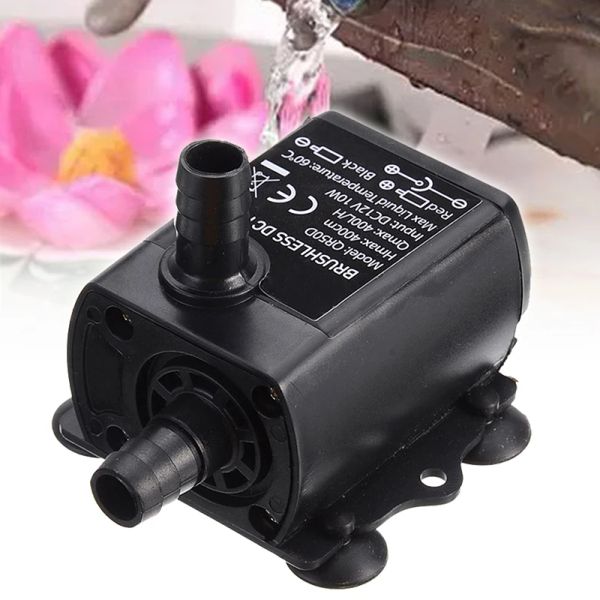 Purificateurs Pompe à eau submersible ultra silencieuse DC 12V 10W Micro Fountain Pump Pompe sans balais Aquarium imperméable 400L / H