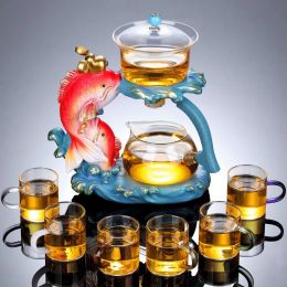 Purifiers waterfilter artefact luie bubble thee sets glas automatisch huis woonkamer kung fu magnetische zuignap theepot waterkan