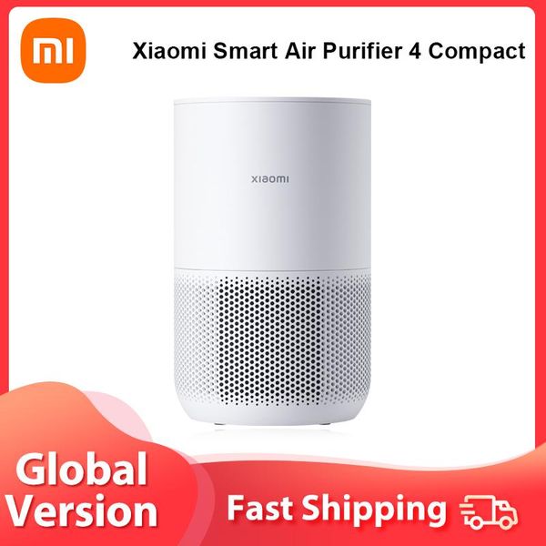 Purificateurs Xiaomi purificateur d'air 4 Compact Intelligent Oled écran tactile affichage purificateur d'air générateur d'ozone filtre Hepa application intelligente Wifi