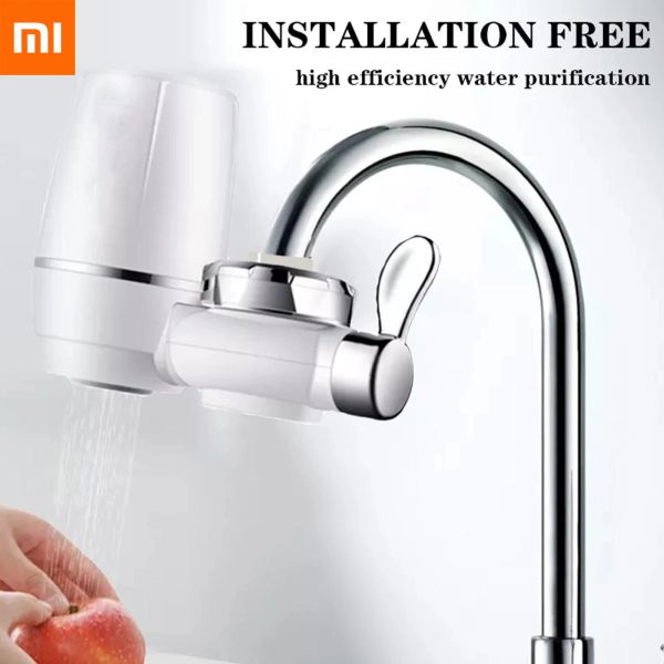 Purificateurs Xiaomi Mijia Robinet Purificateur Purificable Percolateur lavable Percolateur Papin Water filtre filtro Rust Bactéries Remplacement Filtre