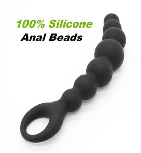 Paarse zwarte kleur siliconen buttplug anale dildo vagina plug prostaat massager anale seks speelgoed voor mannen en vrouwen seksproducten8709695