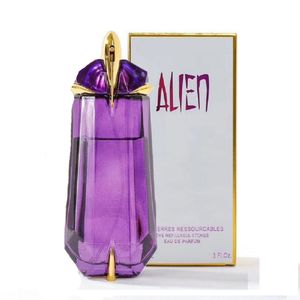 Bouteille violette Alien Women Perfume 90 ml Angel Perfumes Eau de Parfum Fragrance pour femme Spray Spray Ship Fast Cologne 3fl Oz Bonne odeur Navire rapide