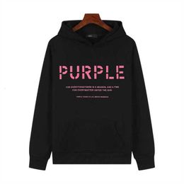 Purple Brand Sweat à capuche Designer Sweats à capuche Femmes Hommes Purple-marque Sweat à capuche Usa Mode Streetwear Sweatshirts Vêtements High Street Pull à capuche S86h