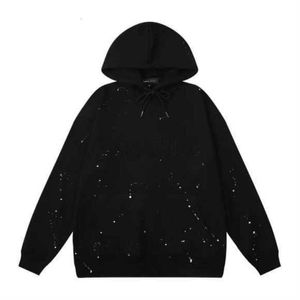 Paars Merk Hoody Designer Hoodies Dames Heren Paars-merk Jas Mode Losse Streetwear Sweatshirts Tops Kleding High Street Capuchon Trui 2024 Lente Pv54