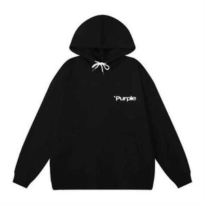 Paars Merk Hoody Designer Hoodies Dames Heren Paars-merk Jas Mode Losse Streetwear Sweatshirts Tops Kleding High Street Capuchon Trui 2024 Lente Azx2