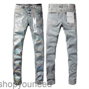 Jeans de marque violette 2024 Spring Designer Mens Mens Denim Pantalon Fashion Design Retro Streetwear Sweet Pantals décontracté