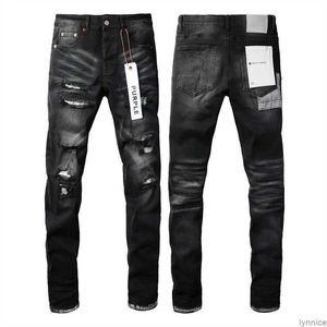 Paars Merk Jeans 2024 Lente Designer Heren Denim Broek Mode Broek Recht Ontwerp Retro Streetwear Casual Joggingbroek L2u5