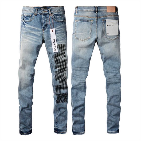 Púrpura marca jeans 2024 diseñador de primavera para hombre pantalones de mezclilla pantalones de moda diseño recto retro streetwear casual pantalones de chándal usa high street plkp