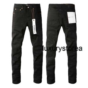 Jeans de marque violette American High Street Black Pleed Basic22Q8