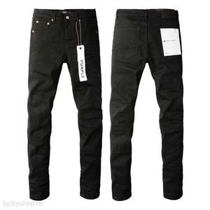 Jeans de marque violette American High Street Black Pleed Basicl2jp