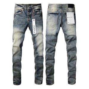 Paarse merkjeans American High Street Blue Matte Bleach Wash 9042