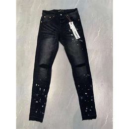 Brand Purple Brand Jeans Scratch Designer Jeans Mens Mens Denim Pantalon Fashion Pantal