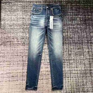 Jeans de la marque violette jeans mens jeans de style cool créateur de luxe denim pantalon en détresse biker noir jean jean slim fit moteur taille 30-40